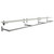 Wall-Mounted Wooden Shelf with Hanging Rail - W2700mm