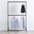 2-Tier Black Heavy-Duty Clothes Rail