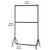 2-Tier Black Heavy-Duty Clothes Rail