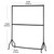 2-Tier Black Heavy-Duty Clothes Rail