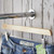 2m Alcove Hanging Clothes Rail with 1 Support Arm