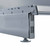 Silver End of Run Upright and Leg for Retail Shelving - H1800 x D470mm