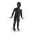 Fin Child Mannequin - Age 2 - Gloss Black