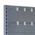 Silver Retail Shelving Modular Wall Unit - Perforated Back Panels and Euro Hooks - 1000mm - H2100mm