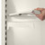 Jura White Retail Shelving 90 Deg. Wall Corner Unit - 5 x 370mm Shelves - H2100mm