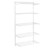 Flexx White Wire Shelf System - H2100mm - 5 Shelves