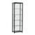 Skyline Black Tower Showcase All-Glass Display with 4 Glass Shelves - Single Door