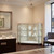 Skyline Corner Showcase All - Glass Display with 2 Glass Shelves