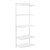 Flexx White Shelf System - H2100mm - 4x Wooden & 1x Wire Shelves