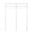 Flexx White Wooden Shelf System & Clothes Rail- H2100mm