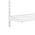 Flexx White Wire Shelf System with Clothes Rail & Trouser Rack- H2100mm