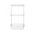 Flexx White Wire 2 Shelf System with Shallow or Deep Basket- H1200mm