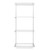 Flexx White Wire 3 Shelf System with Basket- H1500mm