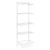 Flexx White Wire 4 Shelf System with Basket- H2100mm