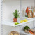Flexx White Wire 4 Shelf System with Wire Mesh Basket- H2100mm