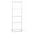 Flexx White Wooden 4 Shelf System with Basket- H2100mm