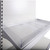 Retail Shelf with a variety of Clear Plastic Risers, Dividers and Sub-dividers