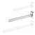 250mm Glass Shelf Bracket for Slatwall - Single