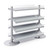 Double Sided In-Queue Merchandising Bay and Shelves -W1250mm each bay