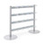 Single Sided In-Queue Merchandising Bay and Hooks -W1000mm each bay