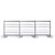 Single Sided In-Queue Merchandising Bay with Magazine Shelves - W1000mm each bay