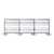 Double Sided In-Queue Merchandising Bay with Magazine Shelves -W1000mm each bay