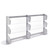 Single Sided In-Queue Merchandising Bin Bays -W1000mm each bay