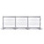 Single Sided In-Queue Merchandising Bin Bays -W1000mm each bay