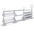 3 x Double Sided In-Queue Merchandising Bays with Magazine Shelves and Hooks, Bin, 2 Bowls and Header Frame