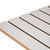 Pack of 40 x Grey Slatwall Panels Half Size - 100mm Centres - 18mm MDF