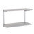 Silver Wooden Twin Slot Shelving Kit - 2 Dark Grey Wooden Shelves Silver Wooden Twin Slot Shelving Kit - 2 Dark Grey Wooden Shelves