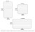 Pack of 40 x Pino White Slatwall Panels Half Size - 100mm Centres - 18mm MDF