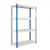 Blue & Grey Heavy Duty Warehouse Shelving With Steel Shelves - Up to 610Kg UDL Per Shelf - 2440mm High, 1830mm Wide