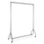 5 x Silver Heavy-Duty Clothes Rails