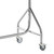 Reinforced 6ft Chrome Heavy-Duty Clothes Rail With 2 Braked and 2 Unbraked Heavy Duty Wheels