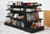 Black Retail Wall Shelving - 2 Bays - 2100mm High With 470mm Base Shelf