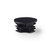 Black Plug-in End for 25mm Dia. Tube Rail