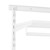 900mm White Clothes Rail for Flexx Wooden Shelves