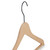 Natural Beech Wood Ultra-Slim Flat Hangers with Trouser Bar and Shoulder Notches