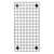 Black 4ft Wall-Mounted Grid Mesh Display