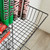 Black 4ft Wall-Mounted Grid Mesh Display with 3 x Wire Baskets