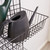 Black 4ft Wall-Mounted Grid Mesh Display with 3 x Wire Baskets