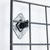 Black 4ft Wall-Mounted Grid Mesh Display with 2 x Wire Baskets