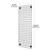 Black 6ft Wall-Mounted Grid Mesh Display with 4 x Wire Baskets
