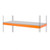 Longspan Warehouse Racking -1 Starter Bay - 3 Galvanised Steel Shelves Per Bay