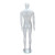 Trance Faceless Mannequin  - Male - White 'Salt n Pepper' Finish