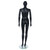 Candor Faceless Egghead Mannequin - Female - Matt Black - Eco-Friendly Plastic