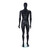 Spring Faceless Mannequin  - Male - Matt Black Spring Faceless Mannequin  - Male - Matt Black
