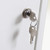 Solido White Wrap Counter with Lockable Cupboard and Shelf