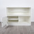 Solido White Wrap Counter with Lockable Cupboard and Shelf
